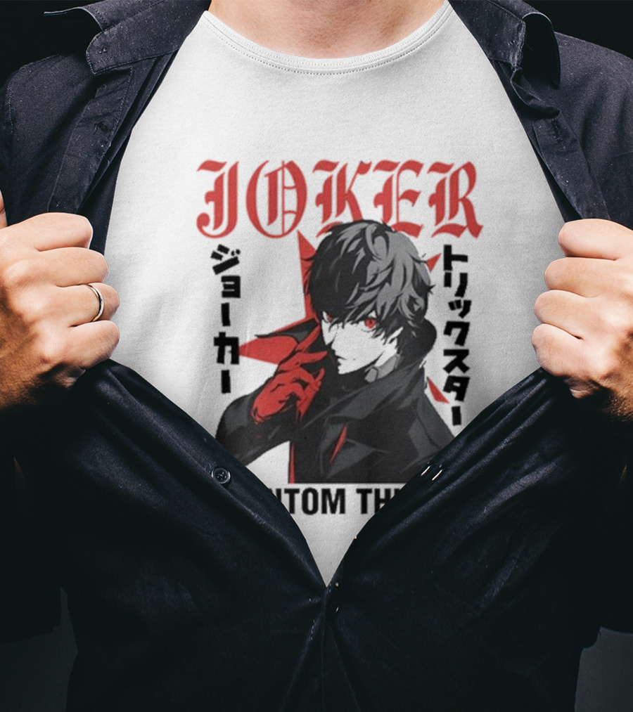 Joker Phantom Thieves Persona 5 Stylized Character T-Shirt