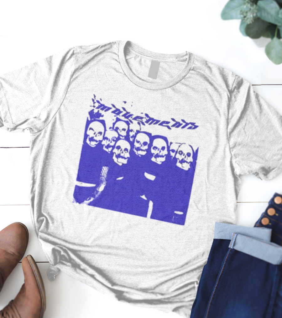 Movements Skeleton Mask Group Afraid To Die T-Shirt