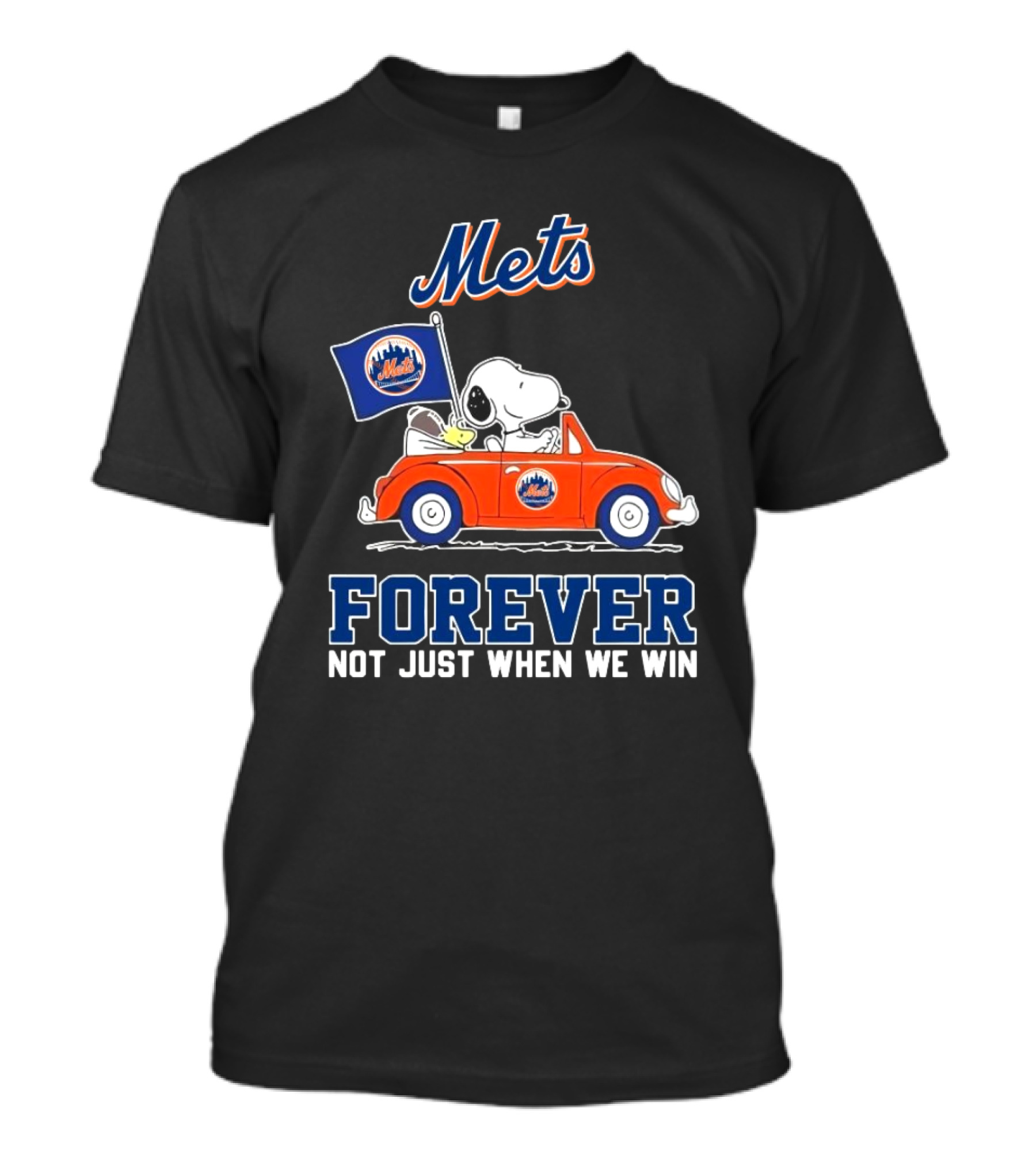 Snoopy And Woodstock Mets Forever Not Just When We Win T-Shirt