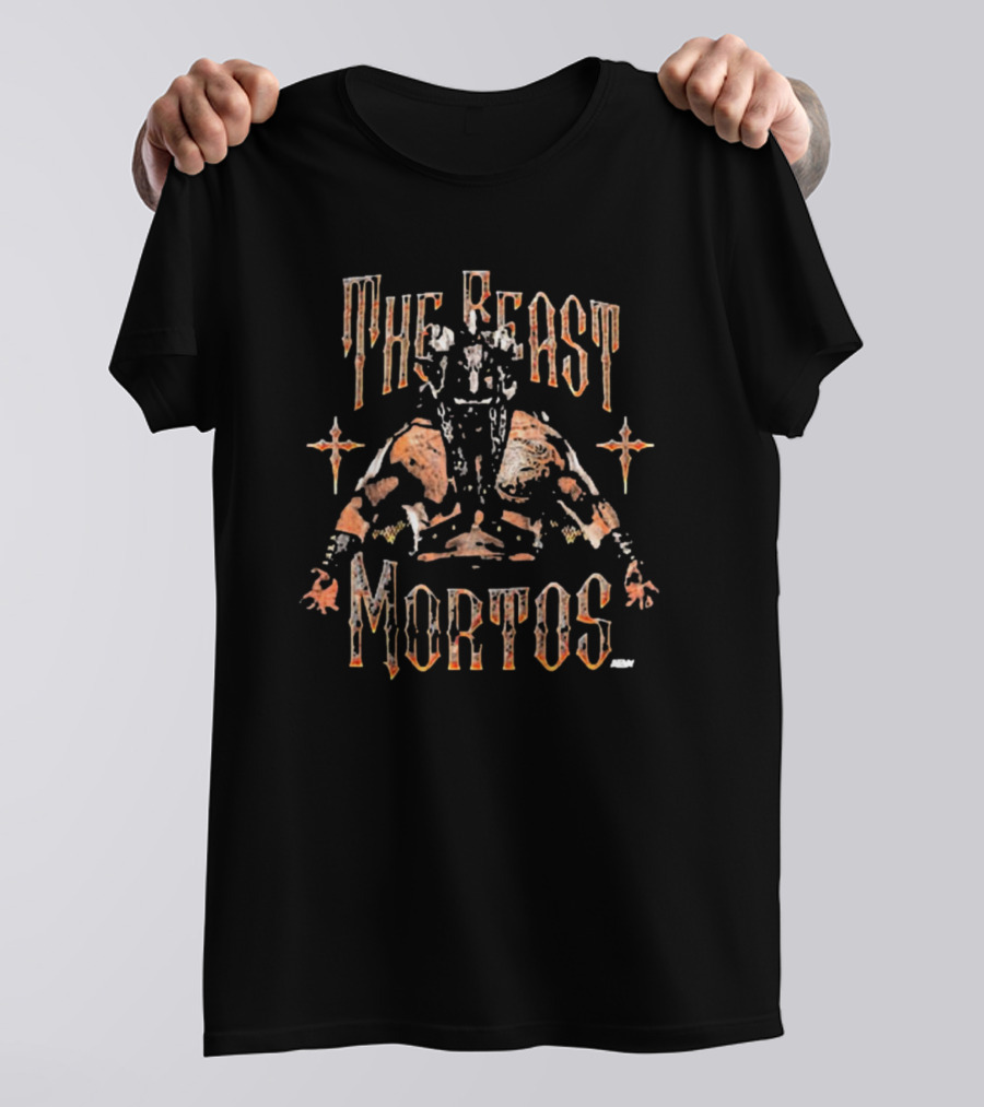 The Beast Mortos AEW Untamed Warrior T-Shirt