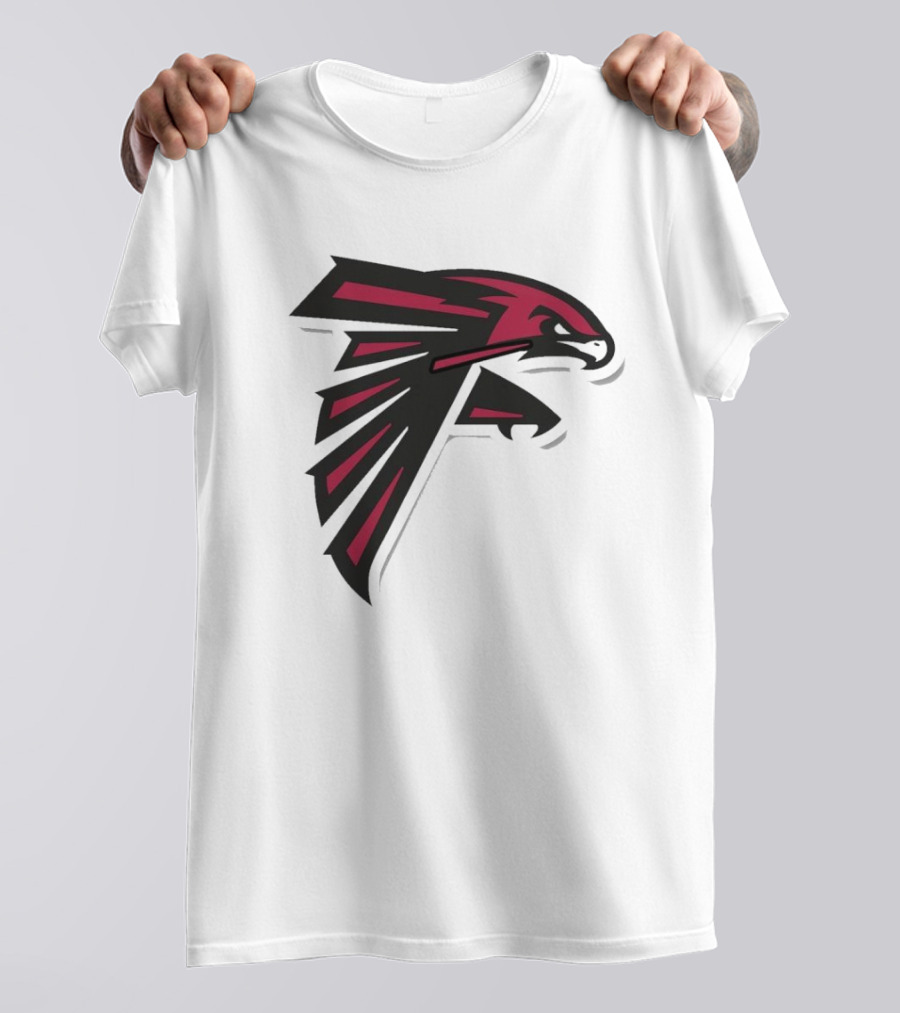 NFL NBA Atlanta Falcons Hawks Logo Mashup T-Shirt