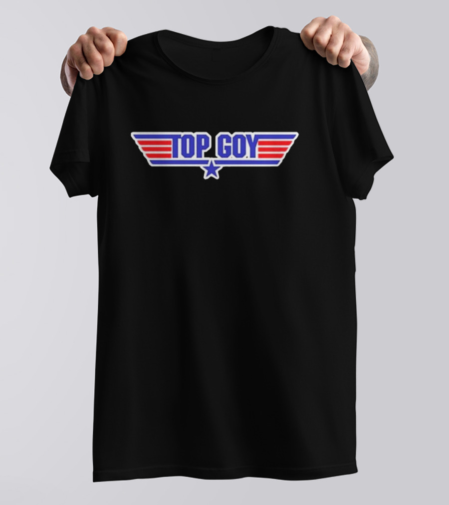 1984 Maverick Top Goy Wings Star Emblem Retro T-Shirt