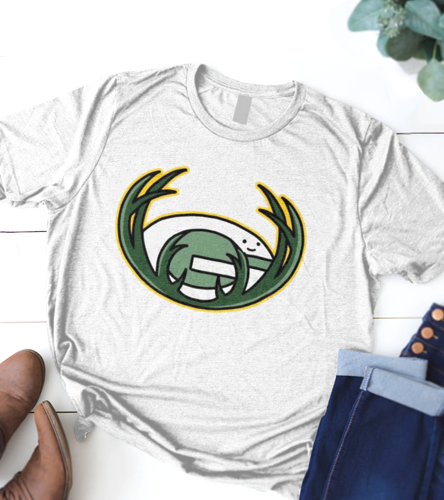 NFL Packers Brewers Logo Mashup Combine T-Shirt