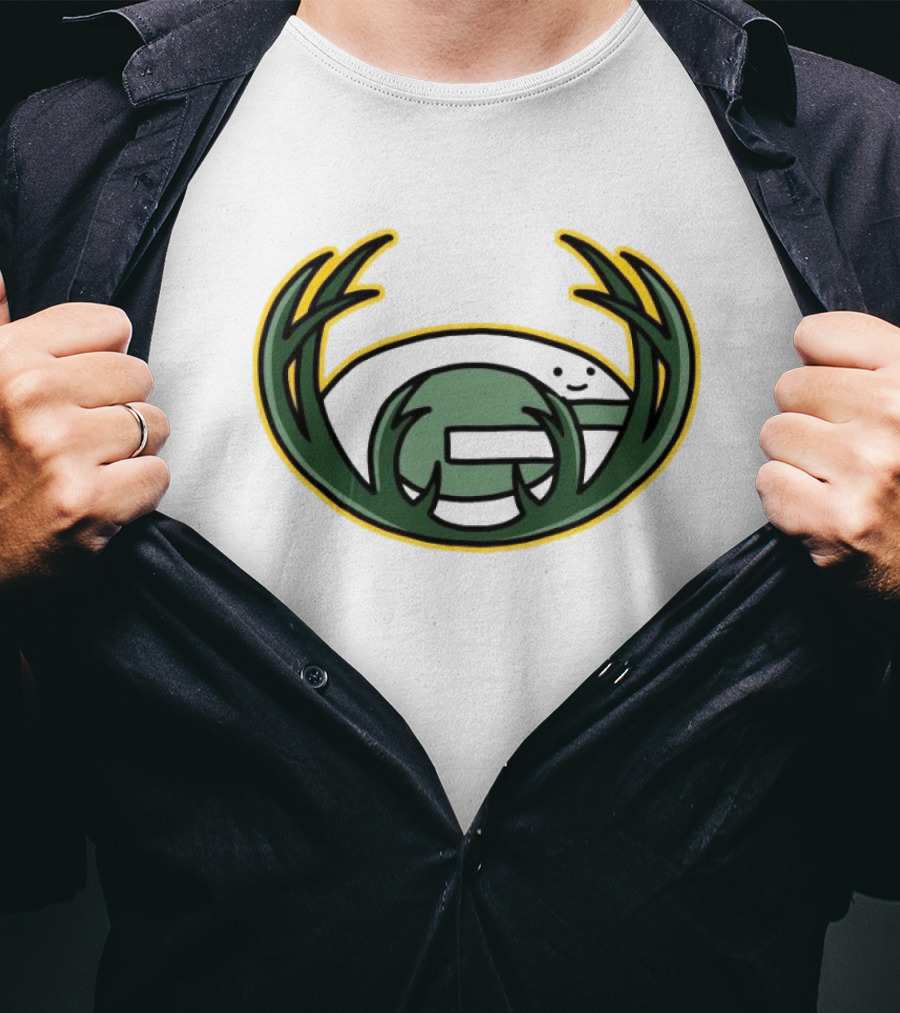 NFL Packers Brewers Logo Mashup Combine T-Shirt
