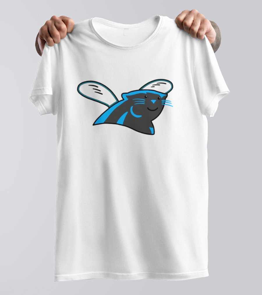 Panthers Hornets Hybrid Logo NFL NBA Mashup T-Shirt