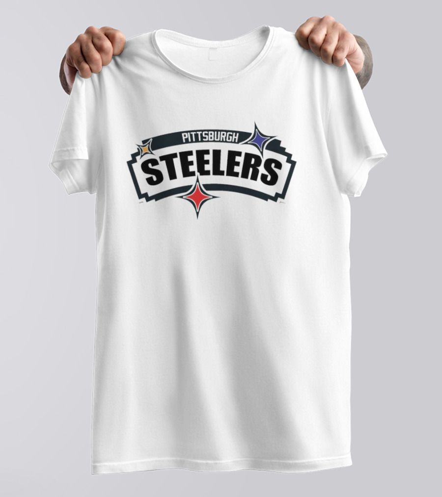Pittsburgh Steelers San Antonio Spurs Logo Crossover NFL NBA Collaboration T-Shirt