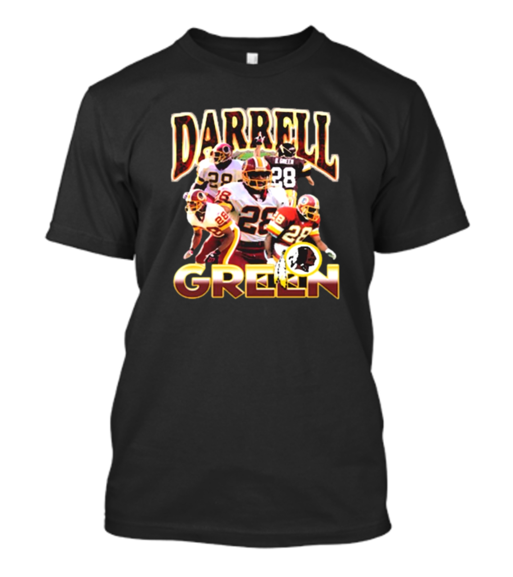 Darrell Green Washington Commanders 28 NFL Legend T-Shirt