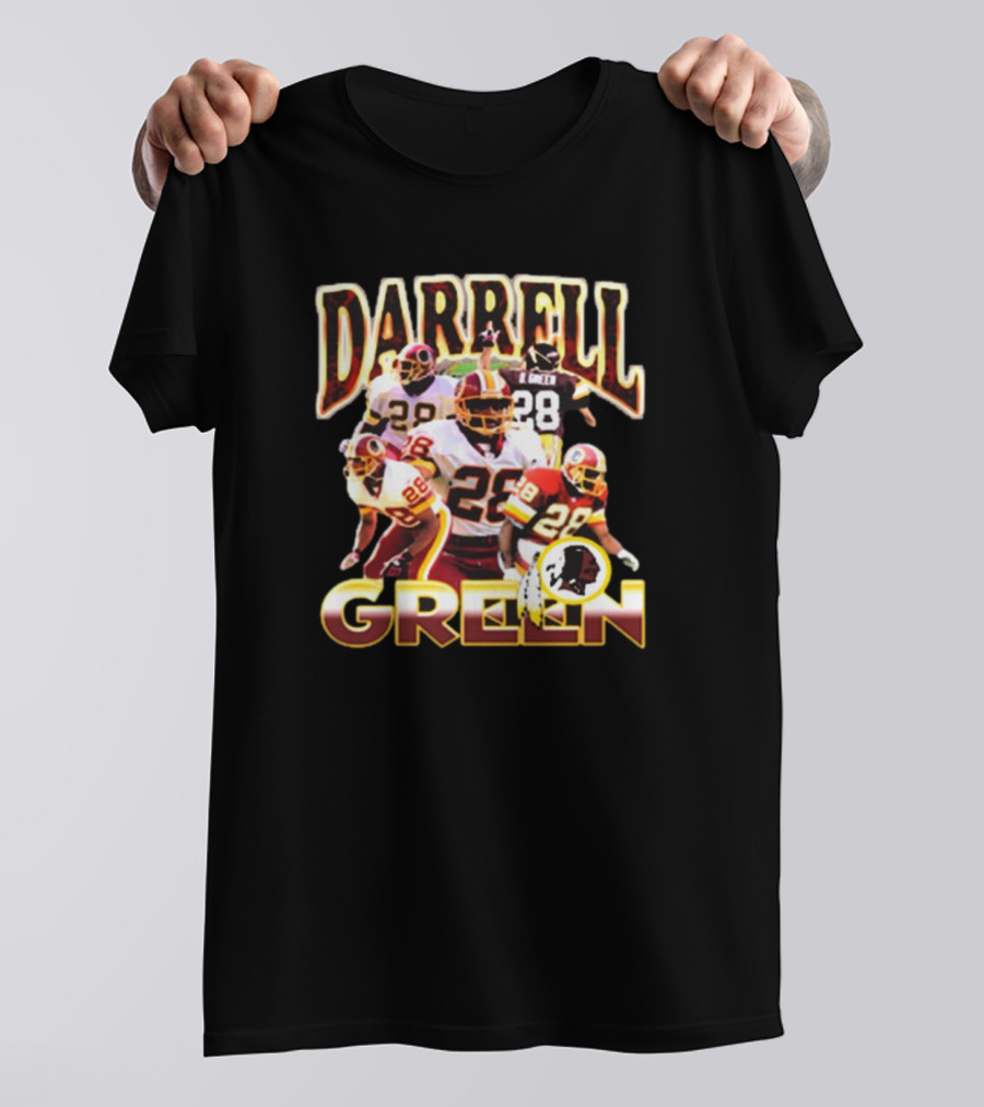 Darrell Green Washington Commanders 28 NFL Legend T-Shirt