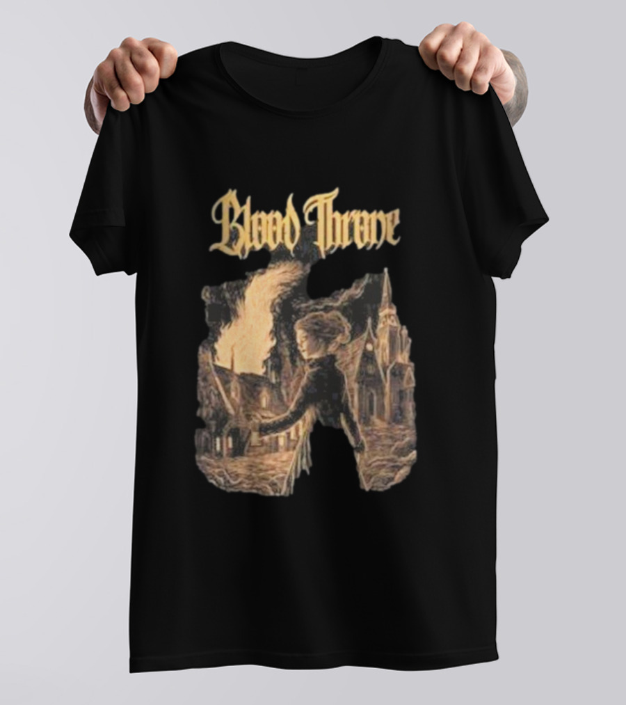 Blood Throne Arsonist Witch By Down Right Merch T-Shirt
