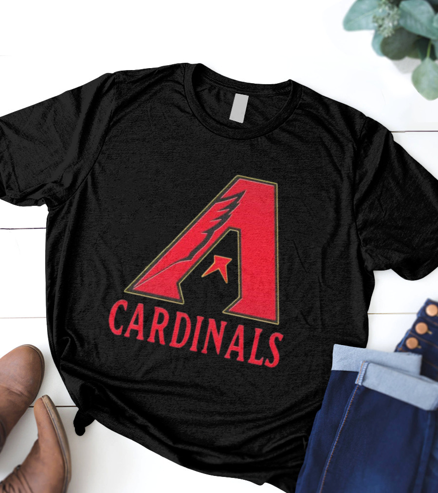 Arizona Cardinals Diamondbacks Mashup NFL MLB T-Shirt