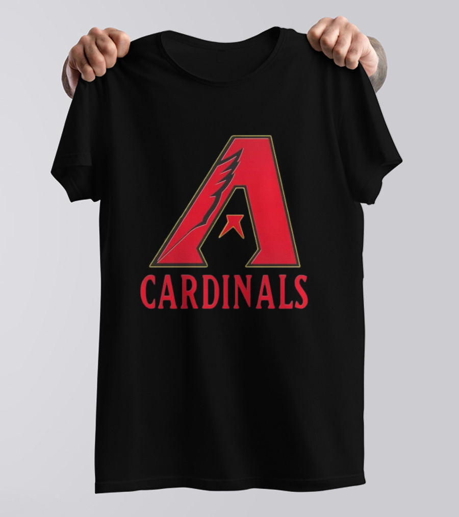 Arizona Cardinals Diamondbacks Mashup NFL MLB T-Shirt