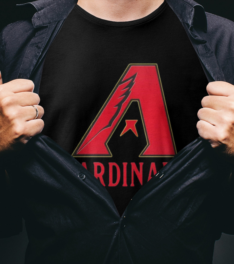 Arizona Cardinals Diamondbacks Mashup NFL MLB T-Shirt