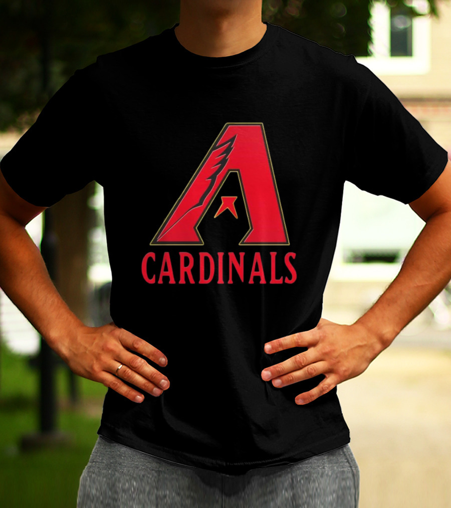 Arizona Cardinals Diamondbacks Mashup NFL MLB T-Shirt