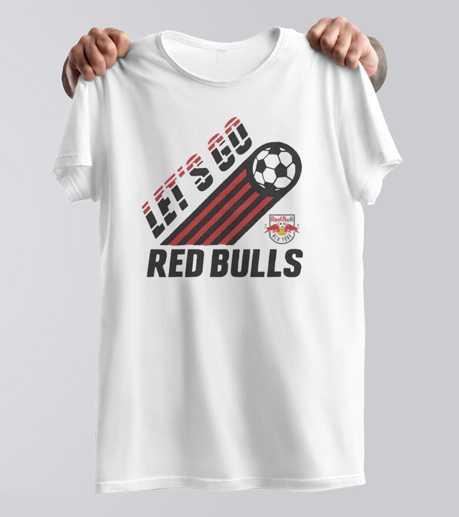 New York Red Bulls Let's Go Soccer Ball T-Shirt