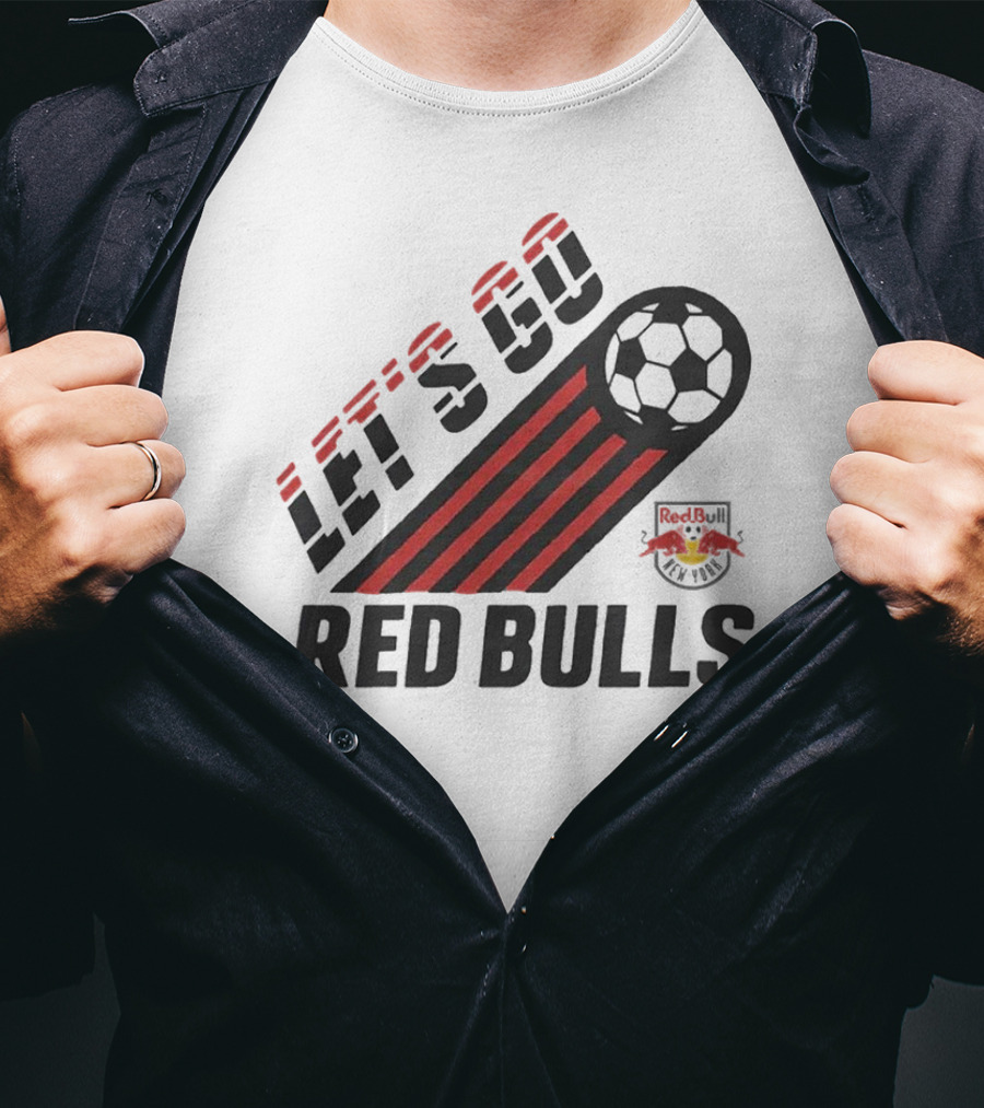 New York Red Bulls Let's Go Soccer Ball T-Shirt