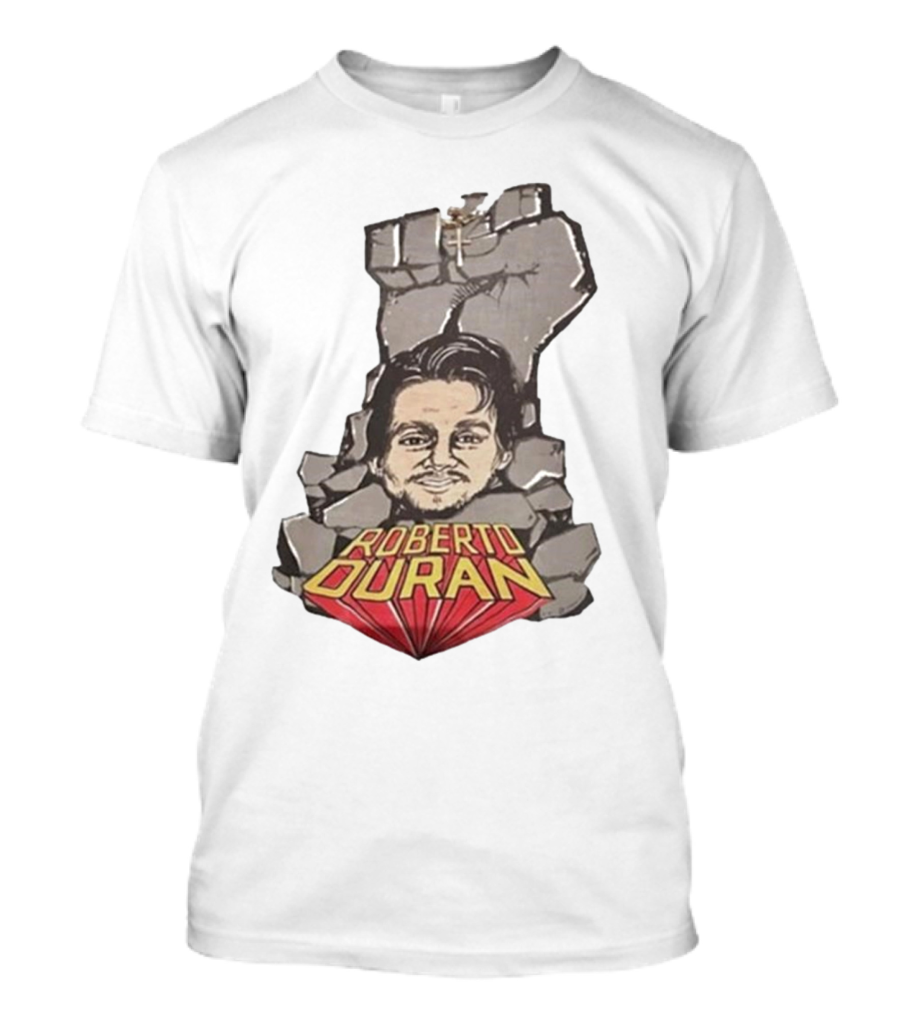 Roberto Duran Fist Breaking Through Vintage Boxing T-Shirt