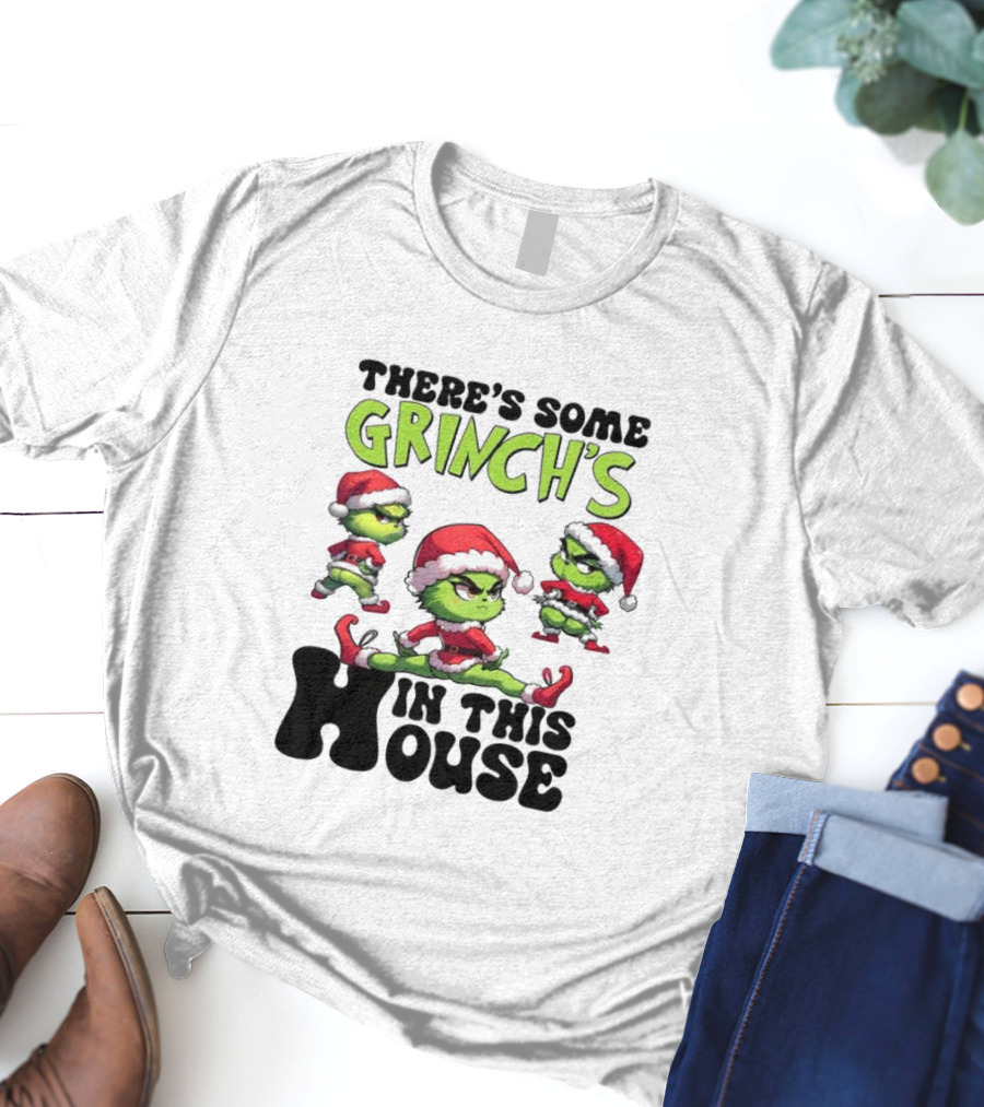 Grinch's Dance Party In This House Christmas T-Shirt