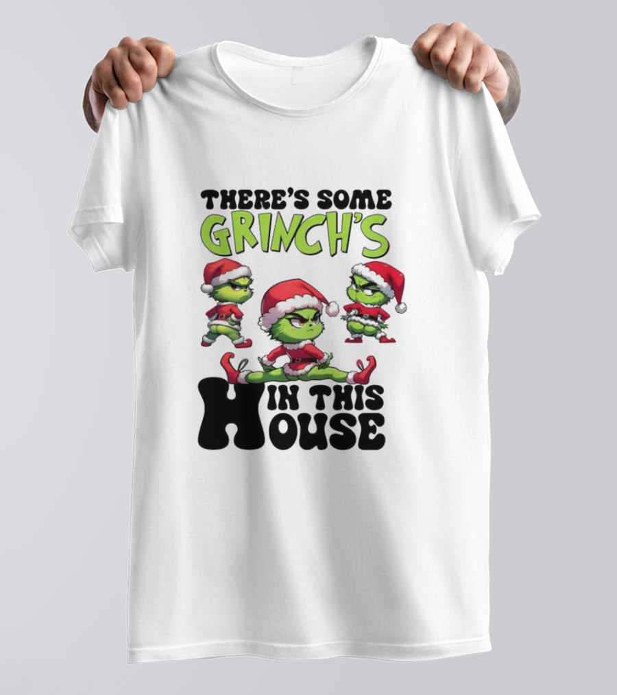 Grinch's Dance Party In This House Christmas T-Shirt