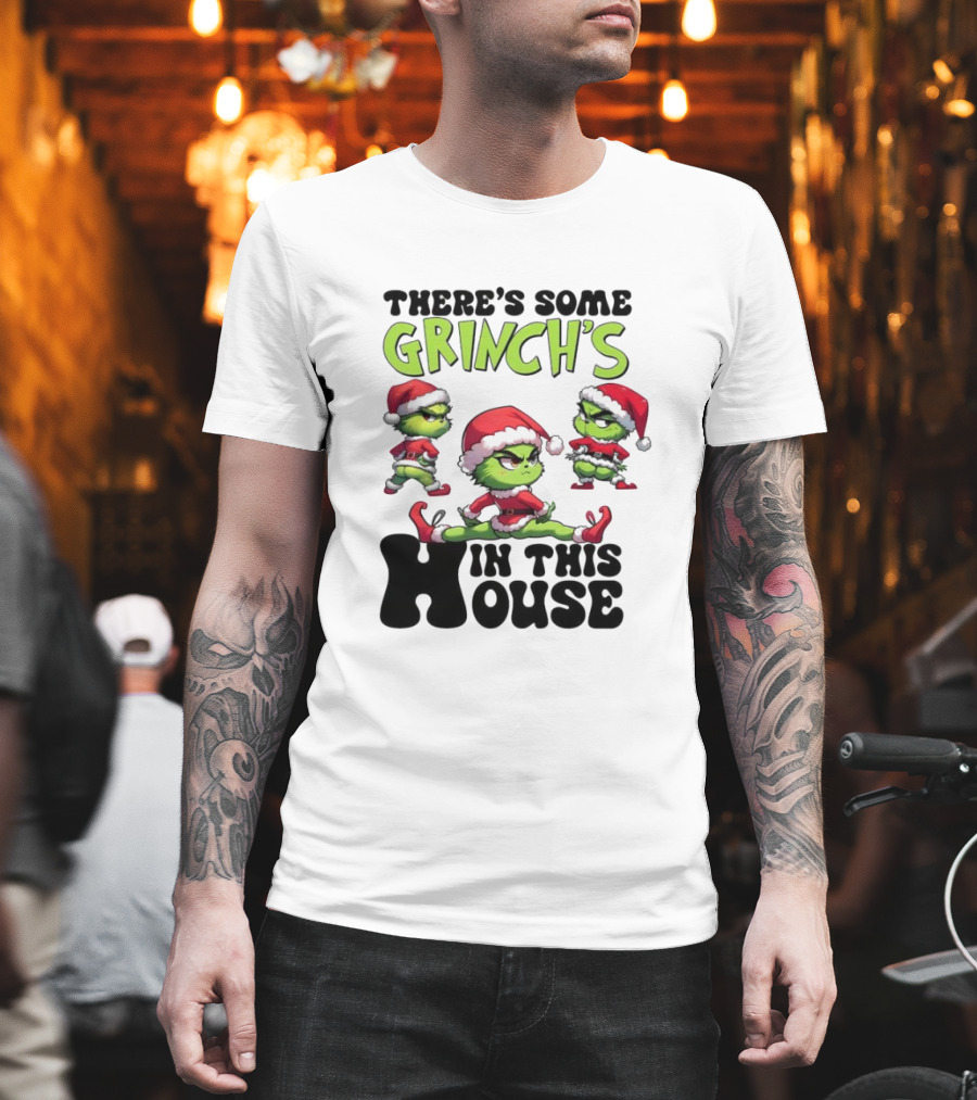 Grinch's Dance Party In This House Christmas T-Shirt