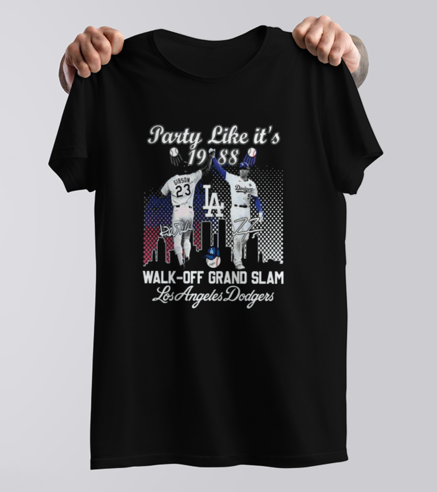 Party Like It's 1988 Walk-Off Grand Slam Los Angeles Dodgers T-Shirt