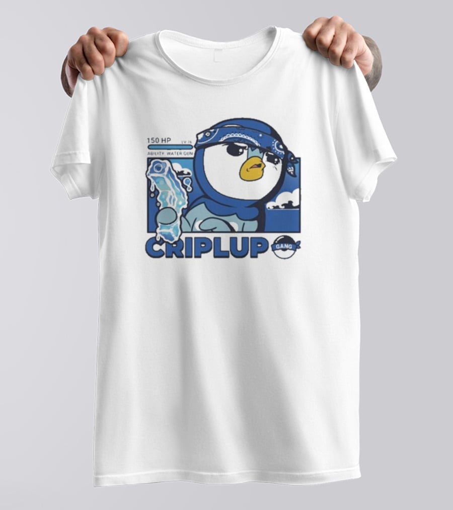 Impjcomics Criplup Gang Ability Water Gun Comic 150 HP T-Shirt