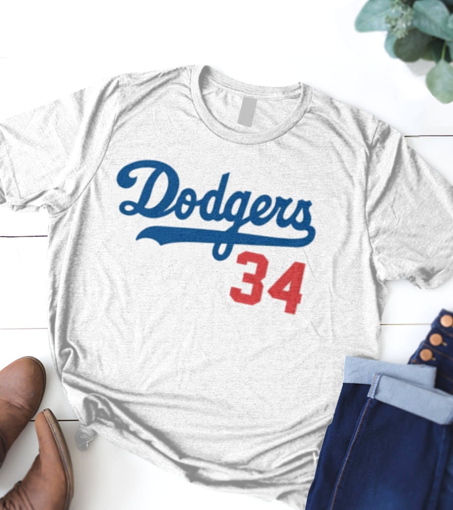 Dodgers 34 Los Angeles Jack Honoring El Toro Fernando Valenzuela T-Shirt