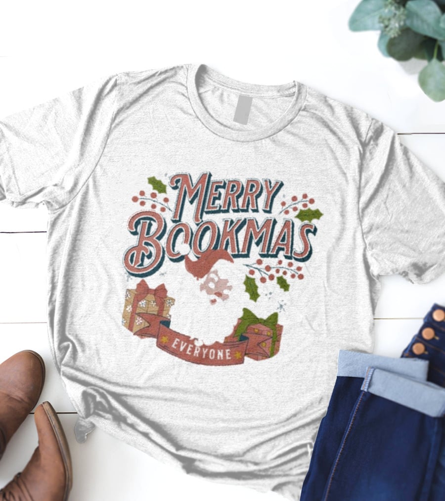 Merry Bookmas Everyone Christmas T-Shirt