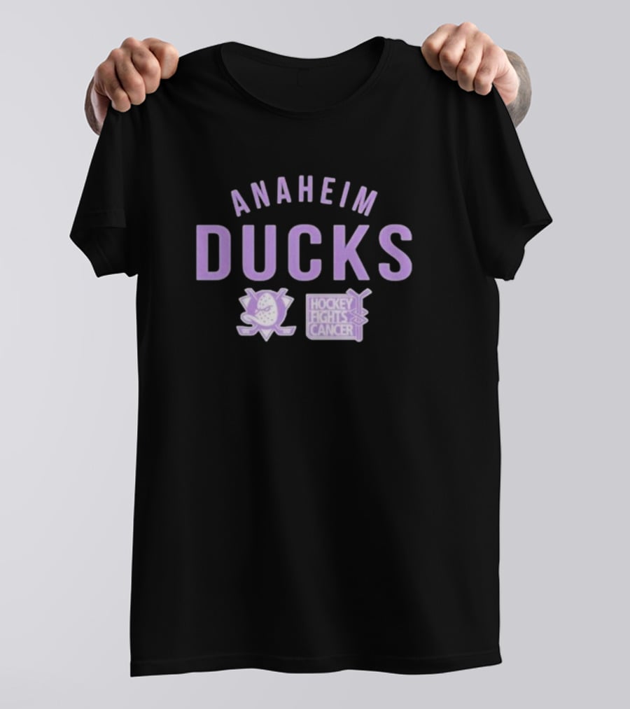Anaheim Ducks Hockey Fights Cancer Richmond Resilient T-Shirt