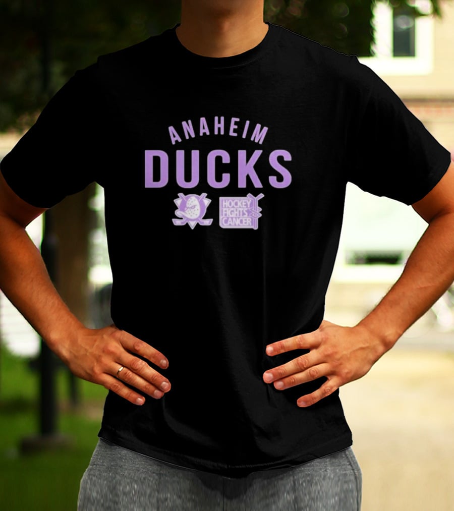 Anaheim Ducks Hockey Fights Cancer Richmond Resilient T-Shirt
