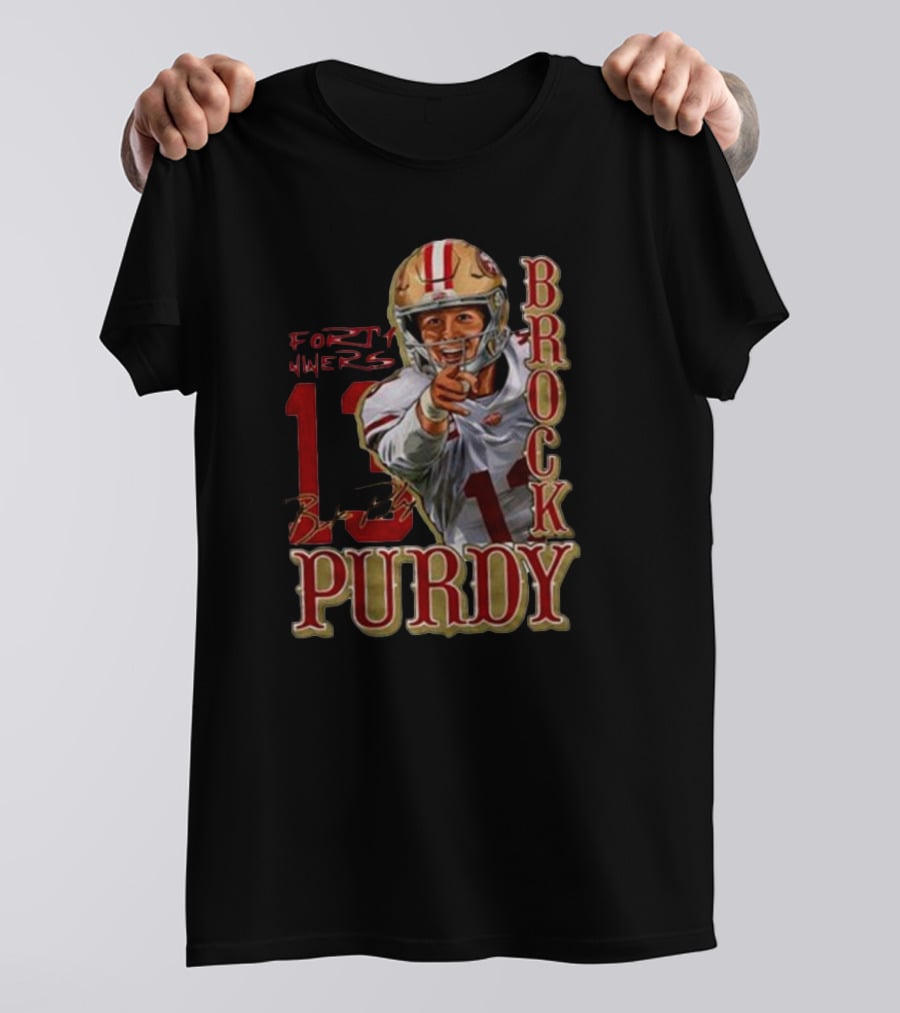 Brock Purdy 13 San Francisco 49ers Signature T-Shirt