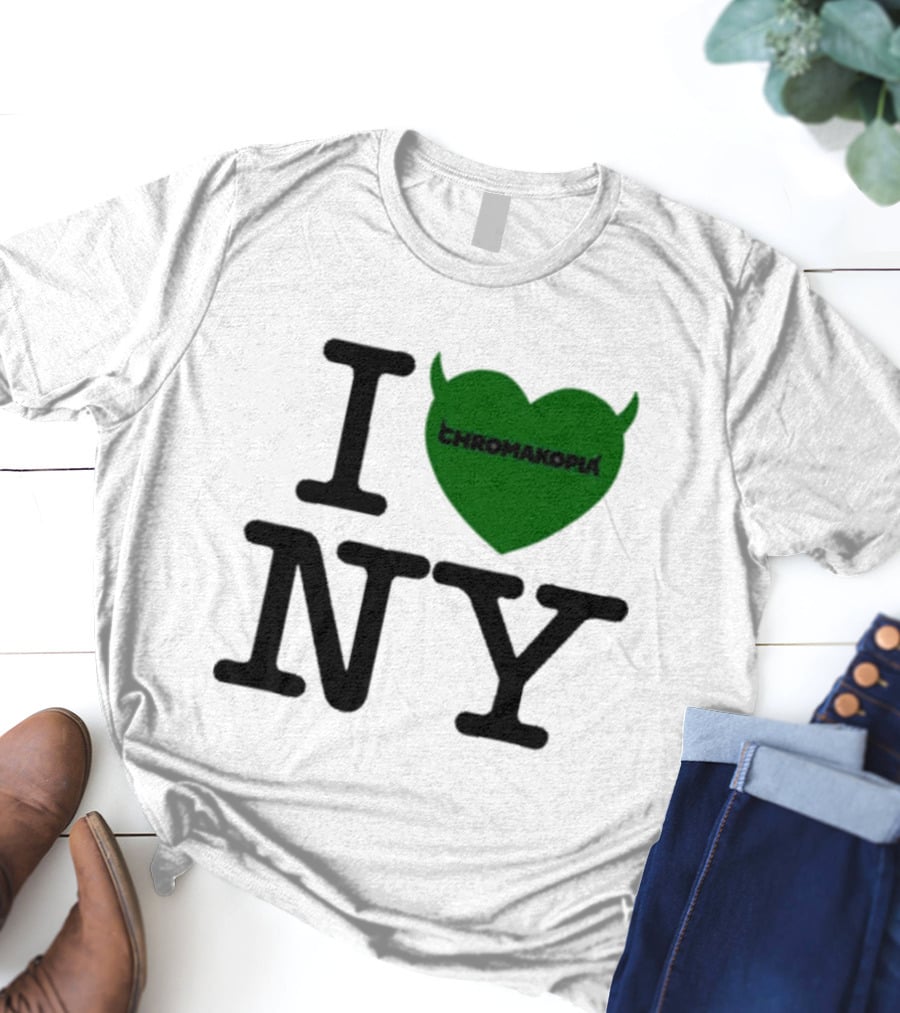 I Love Chromakopia NY Devil Heart T-Shirt