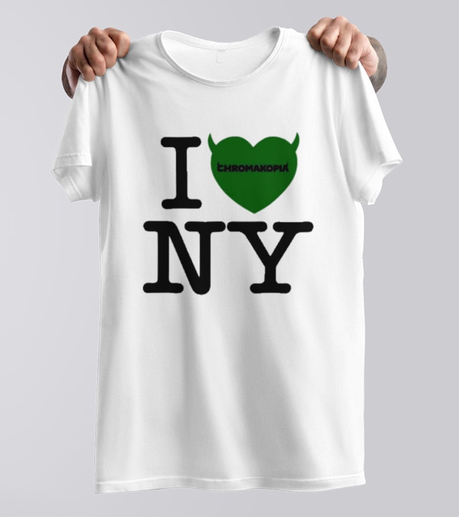 I Love Chromakopia NY Devil Heart T-Shirt