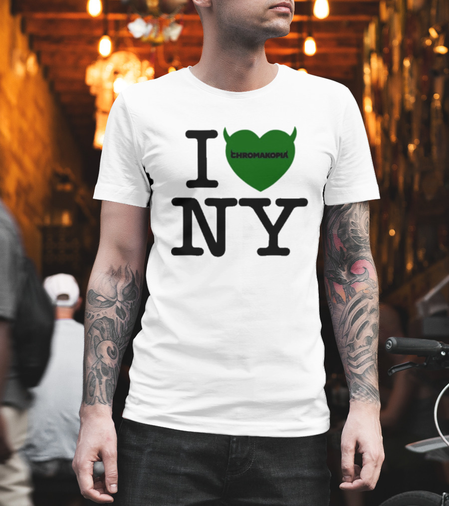 I Love Chromakopia NY Devil Heart T-Shirt
