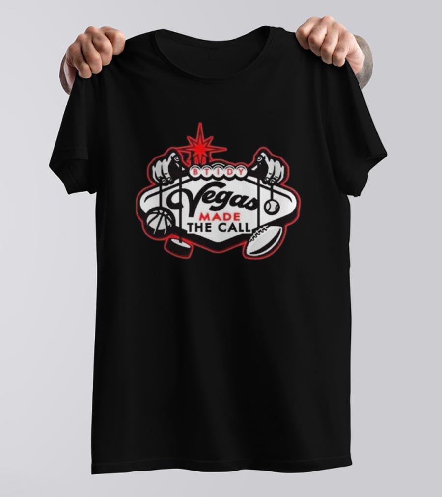 Btidy Vegas Made The Call Sports Iconic T-Shirt