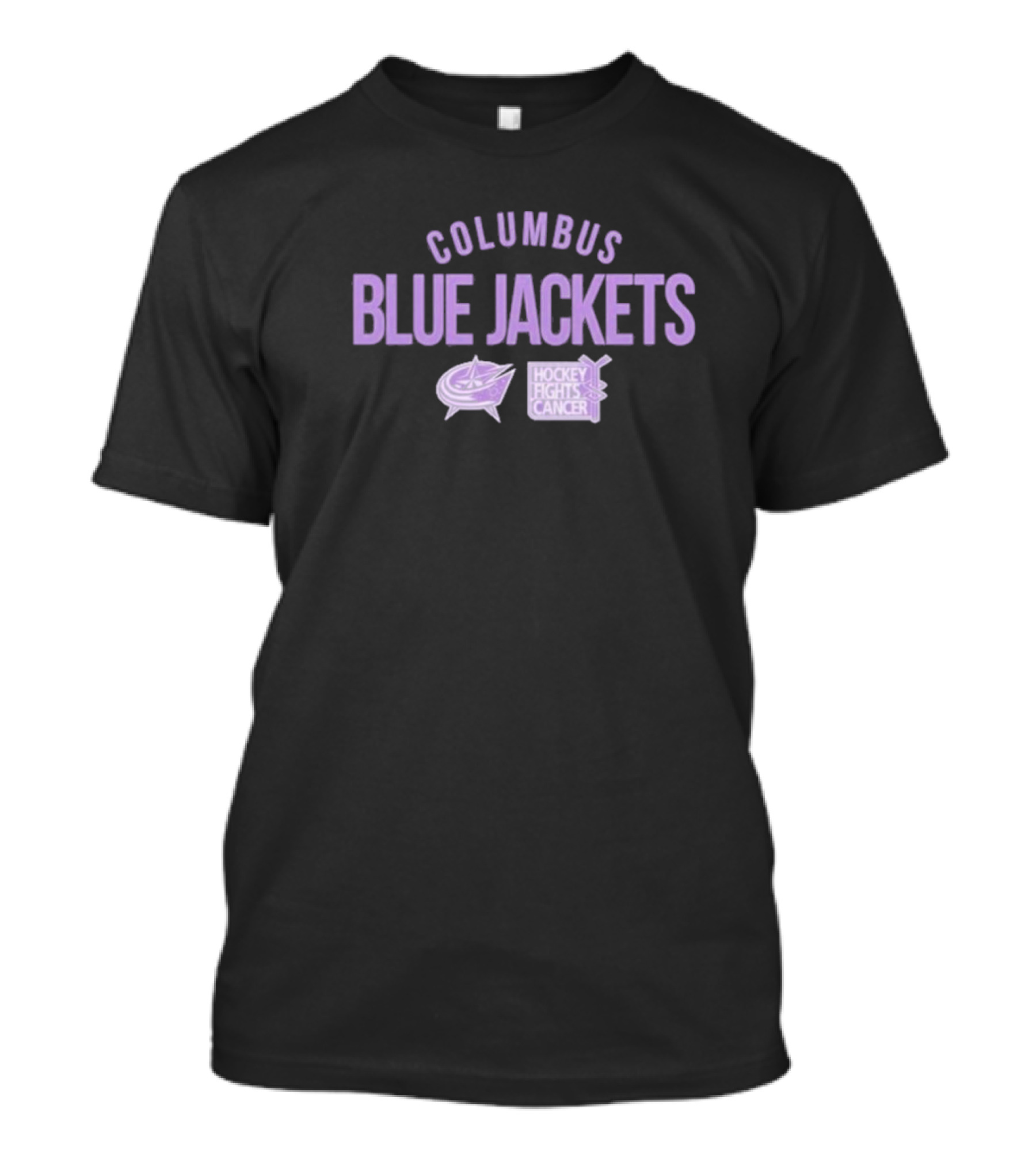 Columbus Blue Jackets Hockey Fights Cancer T-Shirt