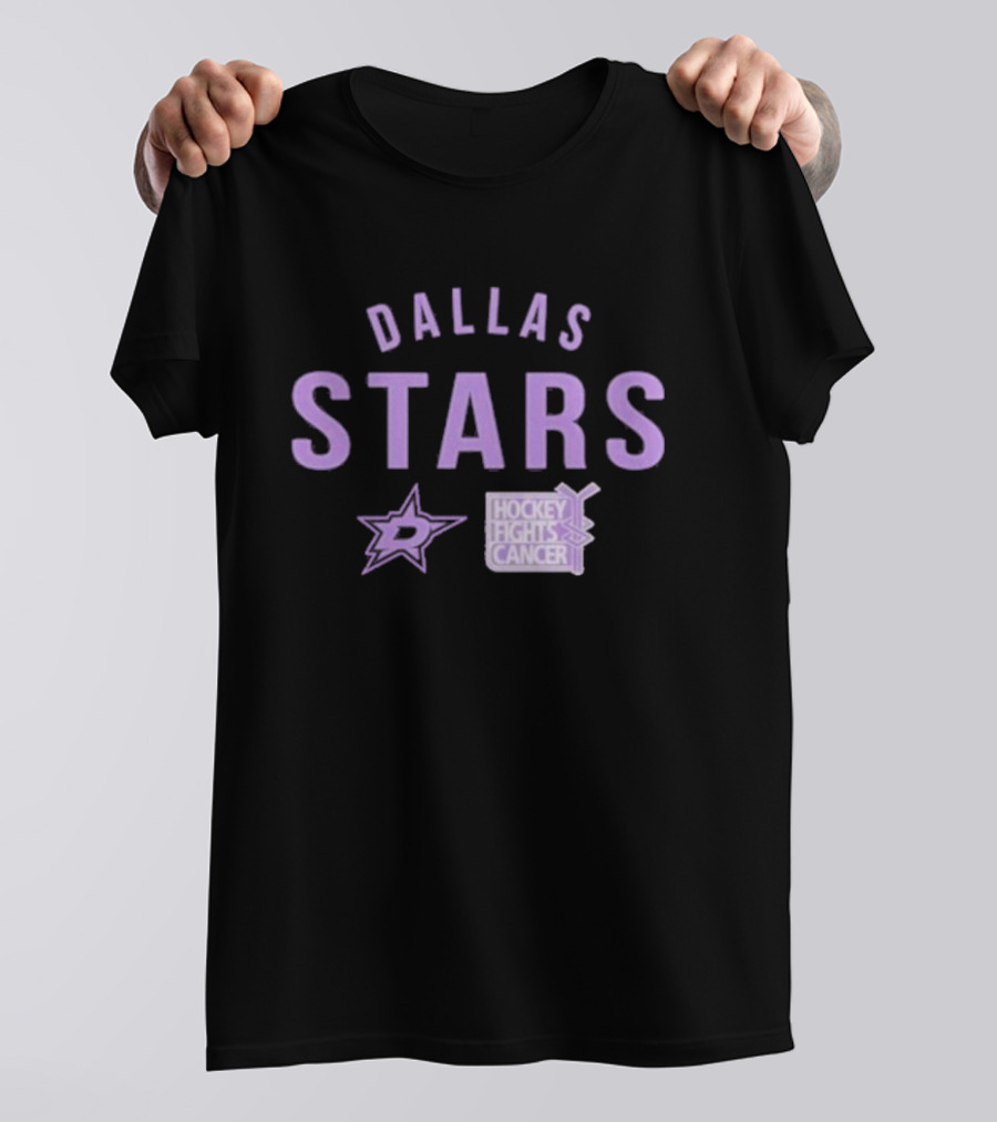 Dallas Stars Hockey Fights Cancer T-Shirt