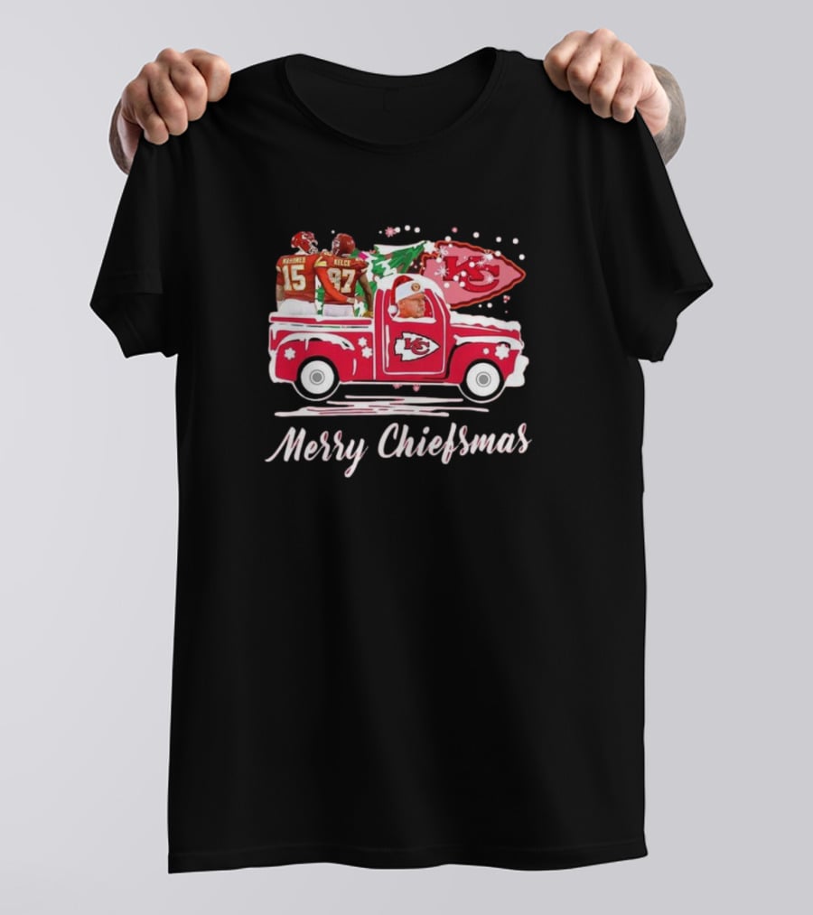 Merry Chiefsmas Kansas City Chiefs Football Holiday T-Shirt