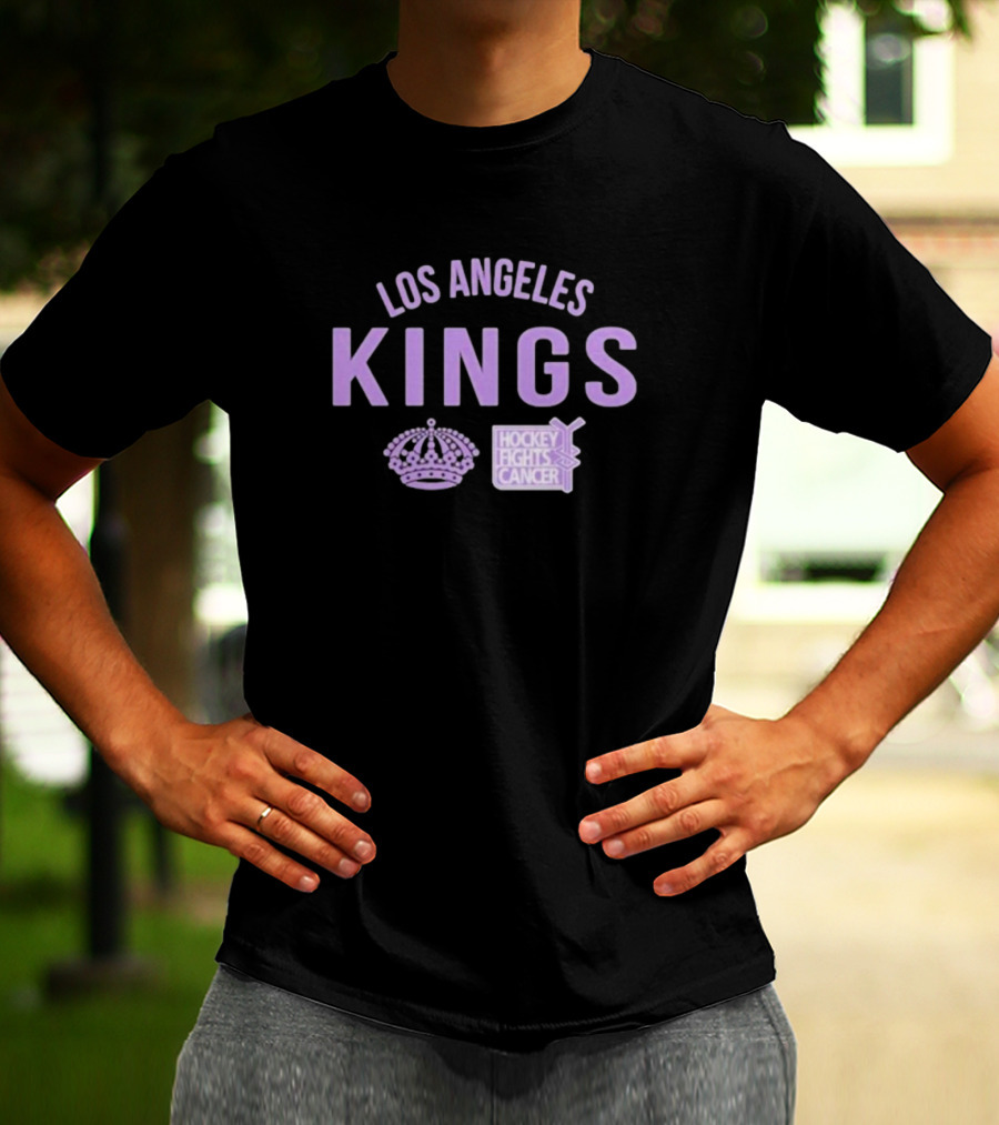 Los Angeles Kings Hockey Fights Cancer Richmond Resilient T-Shirt