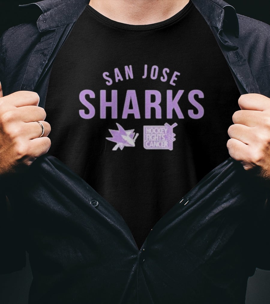 San Jose Sharks Hockey Fights Cancer T-Shirt