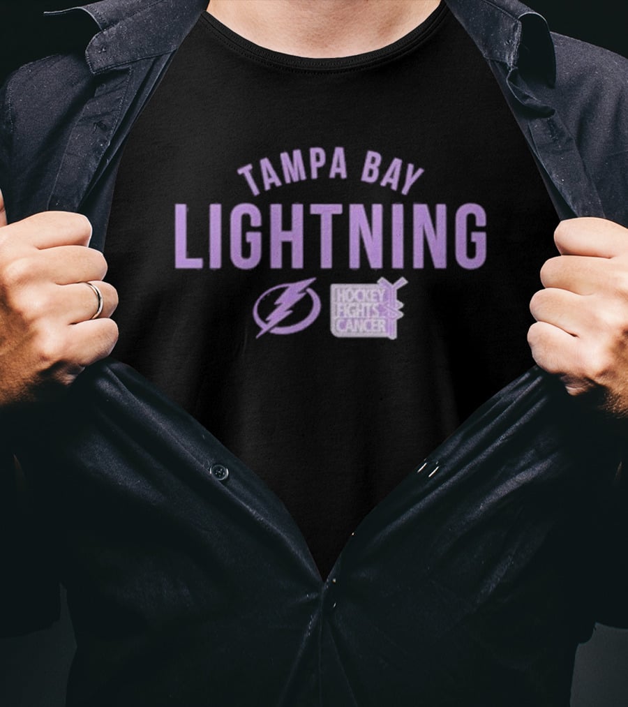Tampa Bay Lightning Hockey Fights Cancer Resilient Richmond T-Shirt