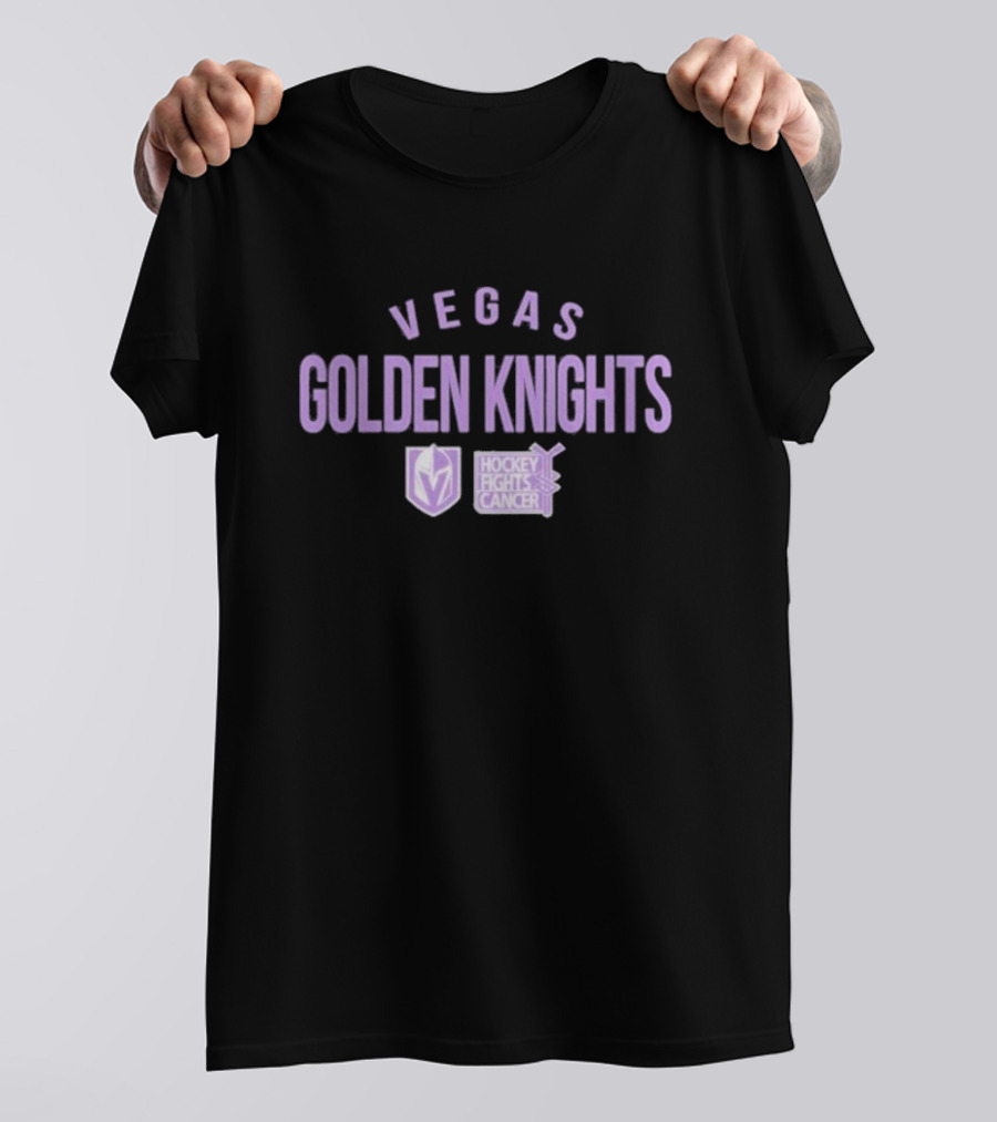 Vegas Golden Knights Hockey Fights Cancer Resilient Richmond T-Shirt