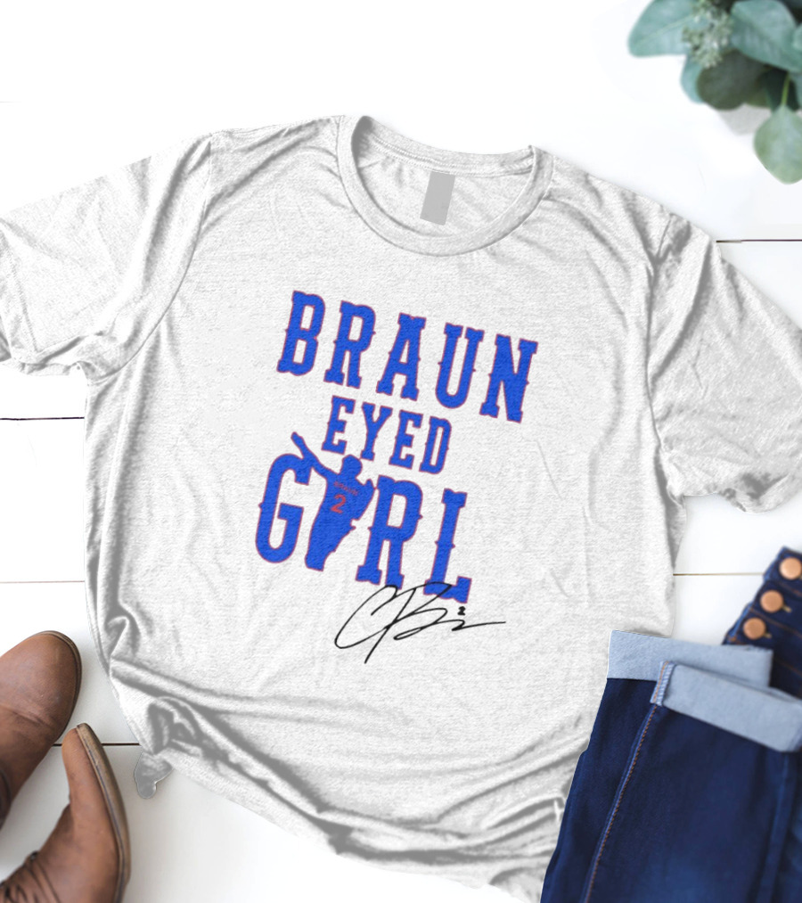 Braun Eyed Girl Christian Braun Signature Basketball T-Shirt
