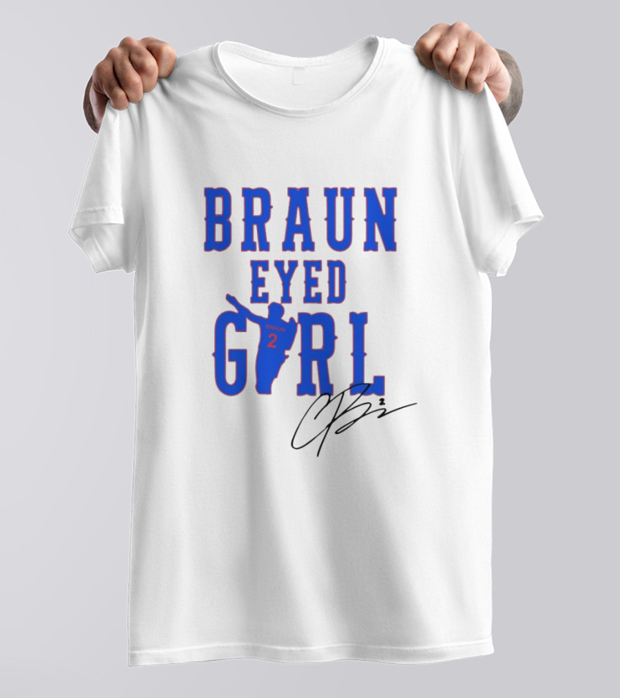 Braun Eyed Girl Christian Braun Signature Basketball T-Shirt