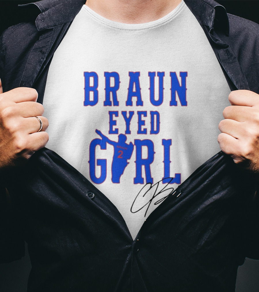 Braun Eyed Girl Christian Braun Signature Basketball T-Shirt