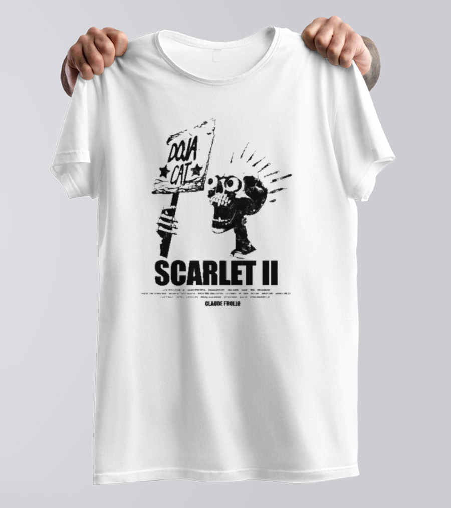 Doja Cat Scarlet II Claude Frollo Skull T-Shirt