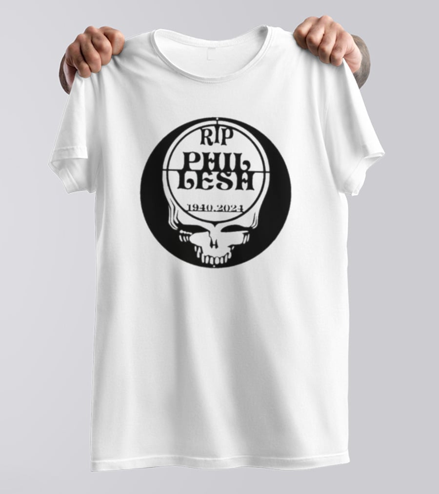 RIP Phil Lesh Grateful Dead Skull Logo 1940 T-Shirt