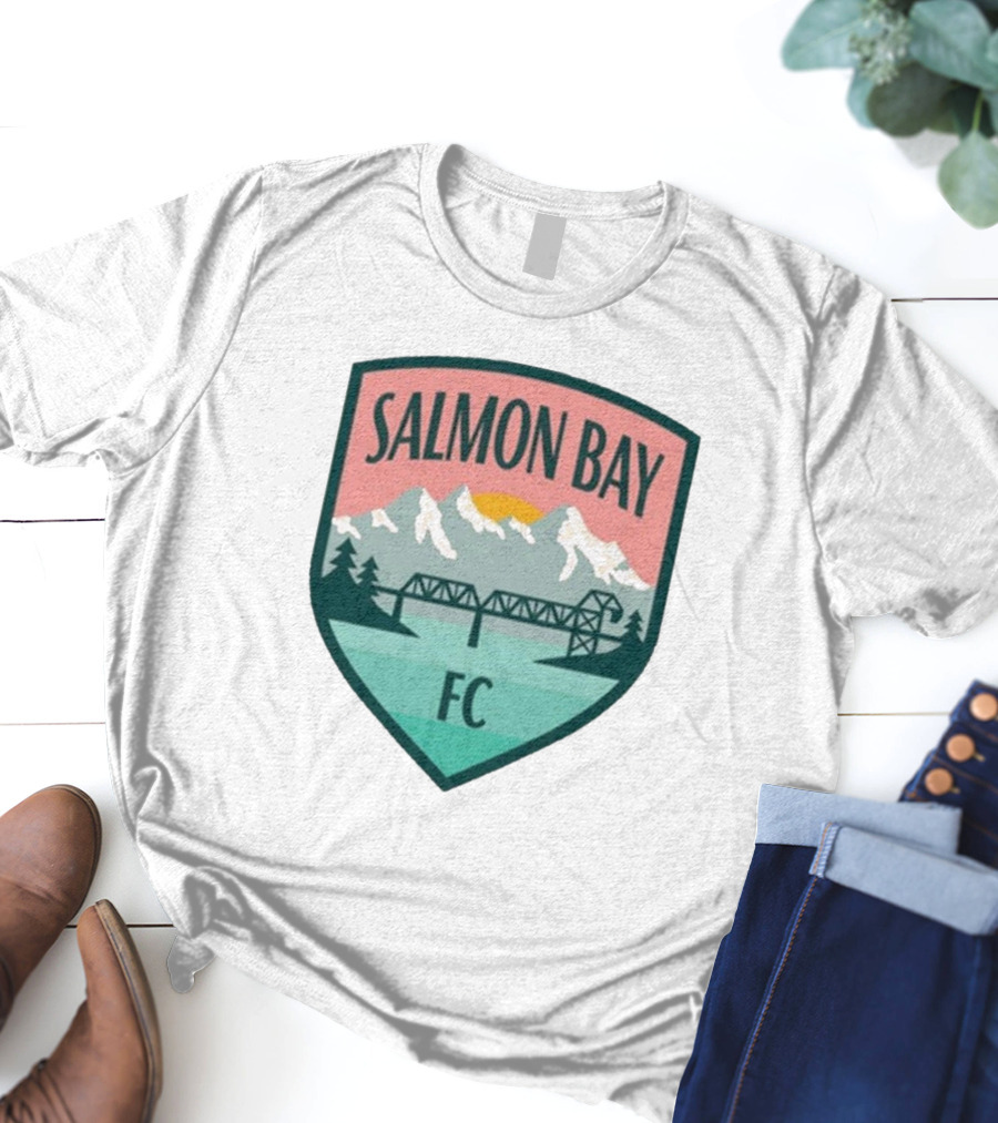 Ballard FC Salmon Bay FC Salmon Bay Mountain Bridge Vintage T-Shirt
