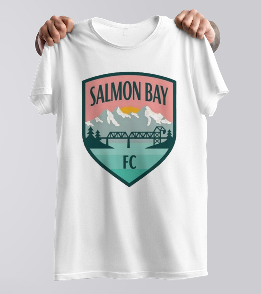 Ballard FC Salmon Bay FC Salmon Bay Mountain Bridge Vintage T-Shirt