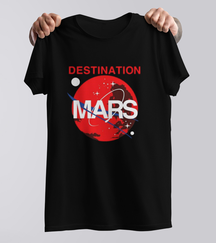 Buzz Aldrin Destination Mars NASA Space Exploration T-Shirt
