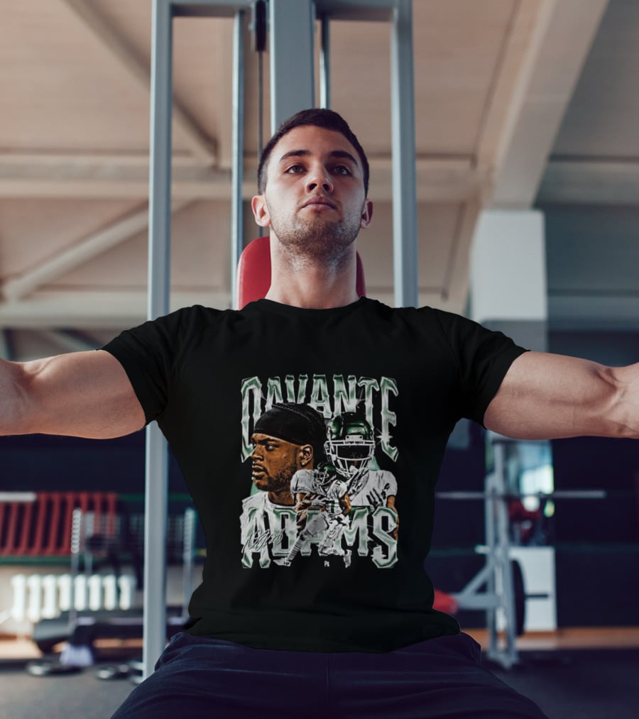 Davante Adams New York Jets Signature T-Shirt
